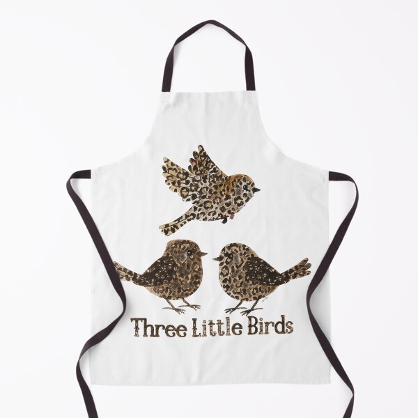 Item preview, leopard three little birds designed and sold by Hen-C-Art.