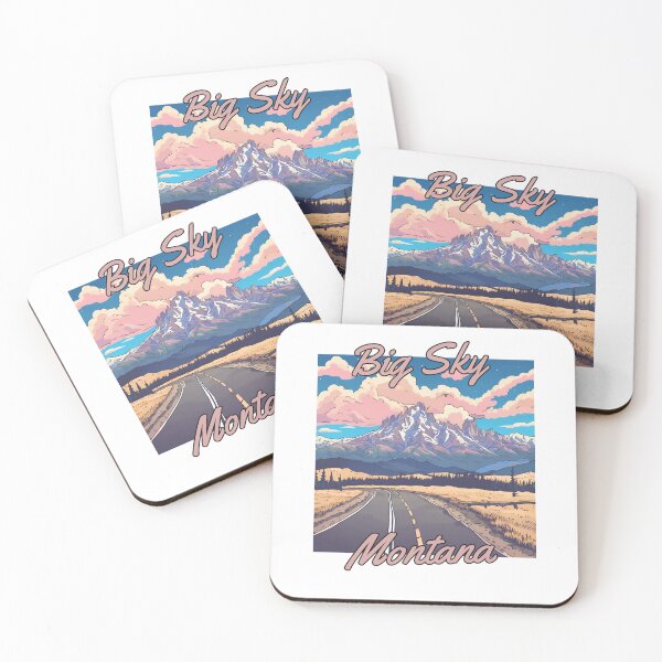 Item preview, Big Sky Resort Montana Mountains Classic Retro designed and sold by Pterodak.