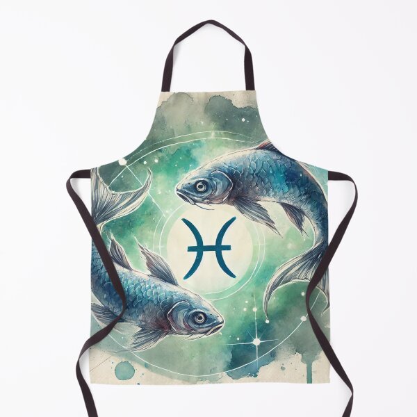 Artikelvorschau, Bezauberndes Fische-Aquarell-Sternzeichen-Kunstwerk entworfen und verkauft von UniqueCraftsnCo.
