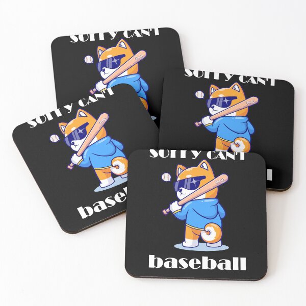 Item preview, Sorry Can't Baseball Bye Men Women Kids Boys Funny Baseball CAT designed and sold by Papinour.