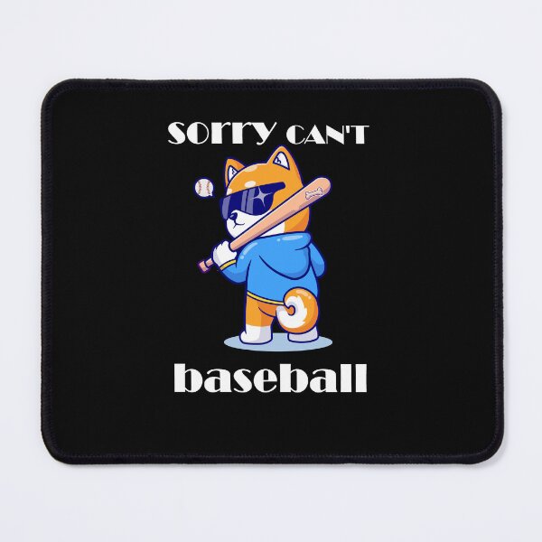 Item preview, Sorry Can't Baseball Bye Men Women Kids Boys Funny Baseball CAT designed and sold by Papinour.