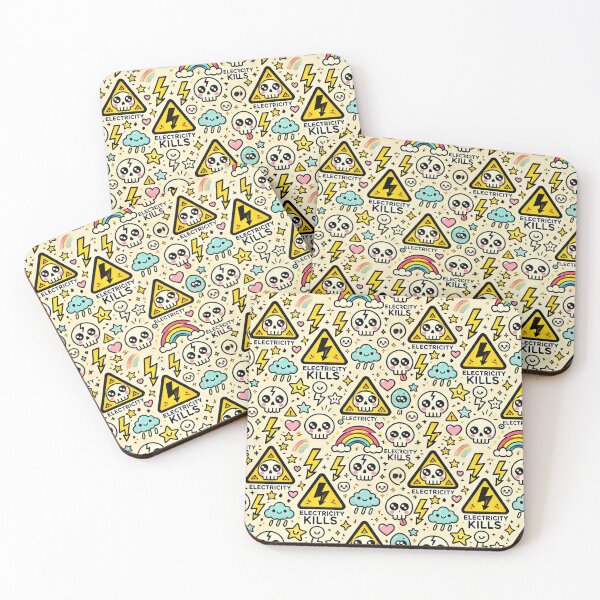 Item preview, Cute Electricity Warning designed and sold by ColorfulStyle.