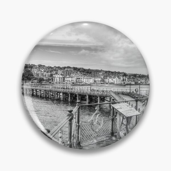 Item preview, Swanage Pier, Dorset, England, Black And White designed and sold by Paul Thompson Photography.