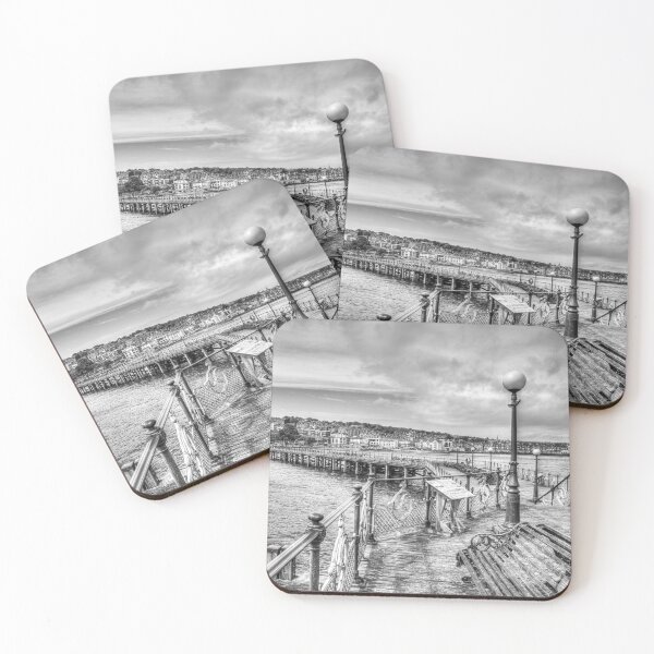 Item preview, Swanage Pier, Dorset, England, Black And White designed and sold by Paul Thompson Photography.