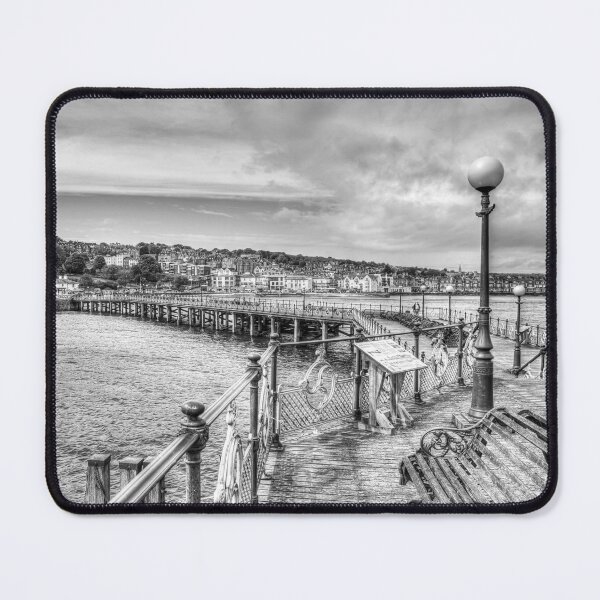 Item preview, Swanage Pier, Dorset, England, Black And White designed and sold by Paul Thompson Photography.