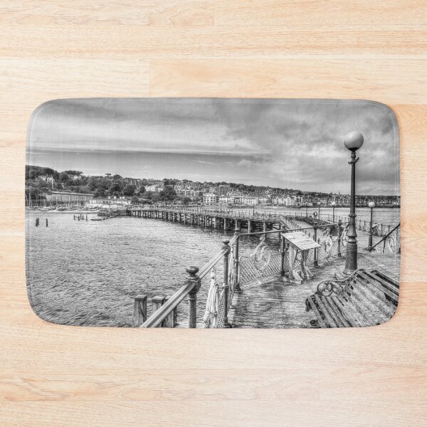 Item preview, Swanage Pier, Dorset, England, Black And White designed and sold by Paul Thompson Photography.