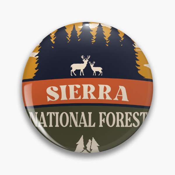 Artikelvorschau, Sierra National Forest entworfen und verkauft von graphic-map.