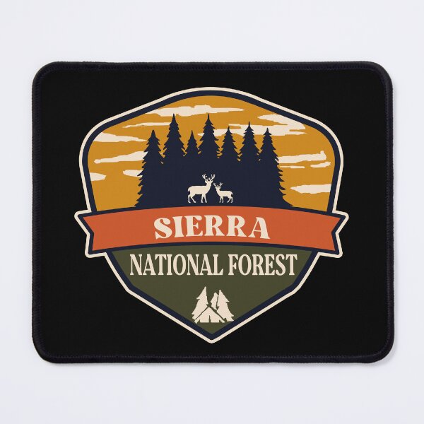 Item preview, Sierra National Forest designed and sold by graphic-map.