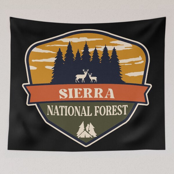 Item preview, Sierra National Forest designed and sold by graphic-map.