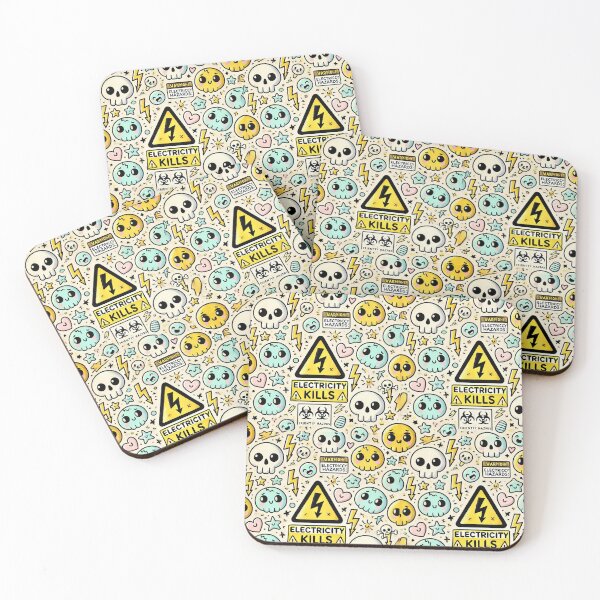 Item preview, Adorable Electric Warnings designed and sold by ColorfulStyle.