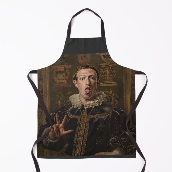 Item preview, Humorous Mark Zuckerberg Portrait designed and sold by AItectStudio.