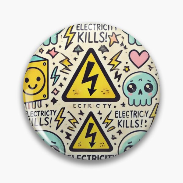 Item preview, Electric Caution Fun designed and sold by ColorfulStyle.