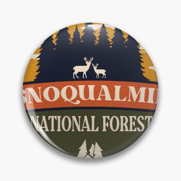 Item preview, Snoqualmie National Forest designed and sold by graphic-map.
