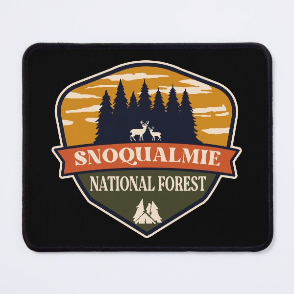 Item preview, Snoqualmie National Forest designed and sold by graphic-map.