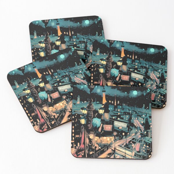 Item preview, Neons and cast iron city designed and sold by Glenbobagins.