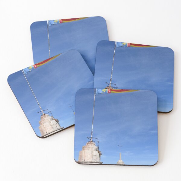Item preview, Community of Valencia flag on top of the Serrano Towers in Valencia,Spain designed and sold by goceris.