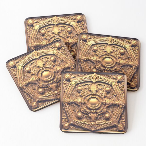 Item preview, Carved Gold Tile 2 designed and sold by Bondillero.