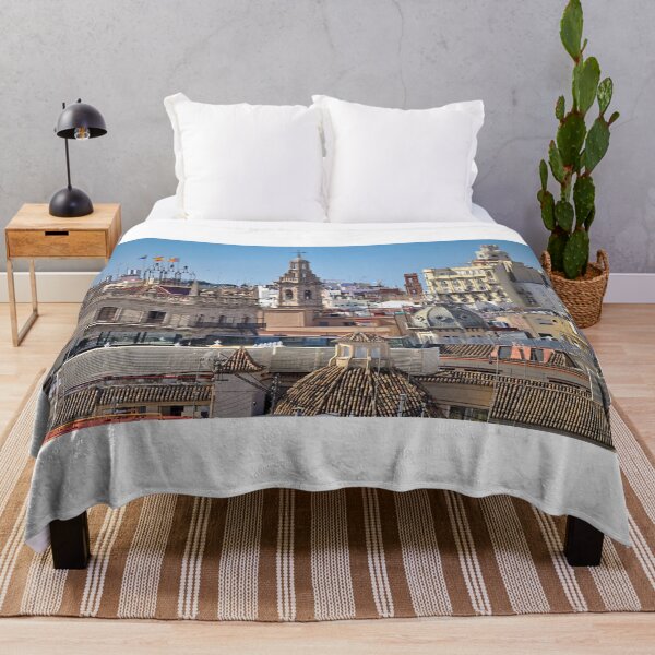 Item preview, Church towers and old buildings in Valencia cityscape designed and sold by goceris.
