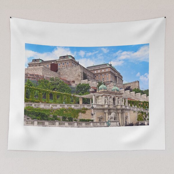 Item preview, Varkert Bazaar and Royal palace of Buda in Budapest,Hungary designed and sold by goceris.