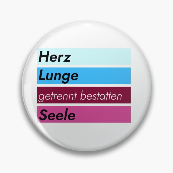 Artikelvorschau, Herz Lunge Seele ... getrennt bestatten entworfen und verkauft von improv-biber.