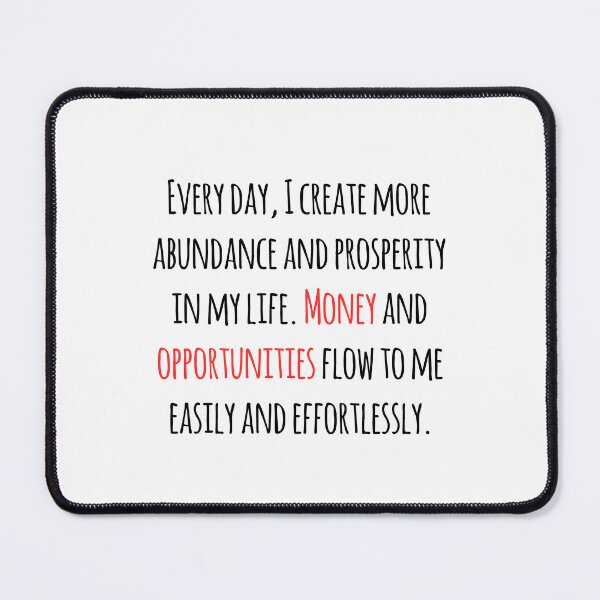 Item preview, Money And Opportunities Flow To Me! Law Of Attraction designed and sold by smalldesignbox.