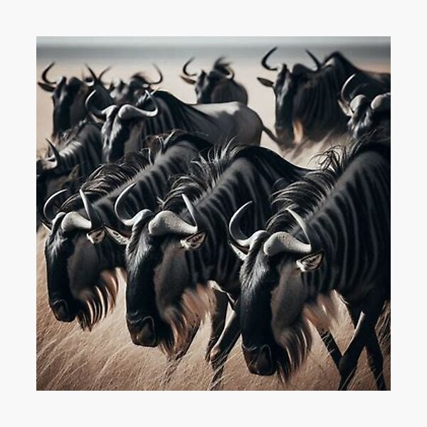 Item preview, Blue Wildebeest  designed and sold by BonoloStore.