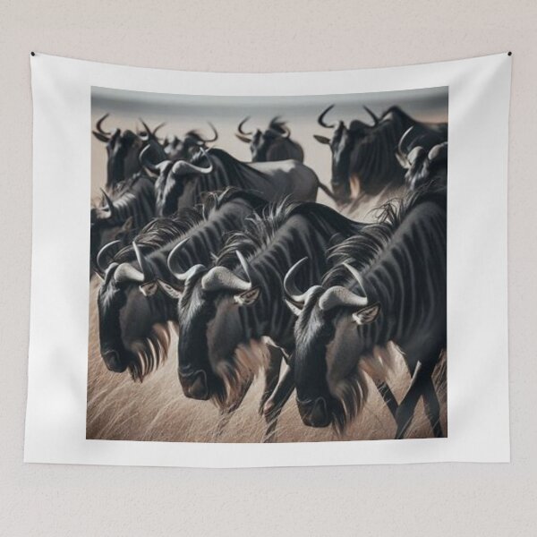 Item preview, Blue Wildebeest  designed and sold by BonoloStore.