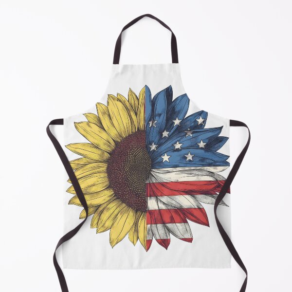 Item preview, Sunflowers American Flag designed and sold by xiao xuans.