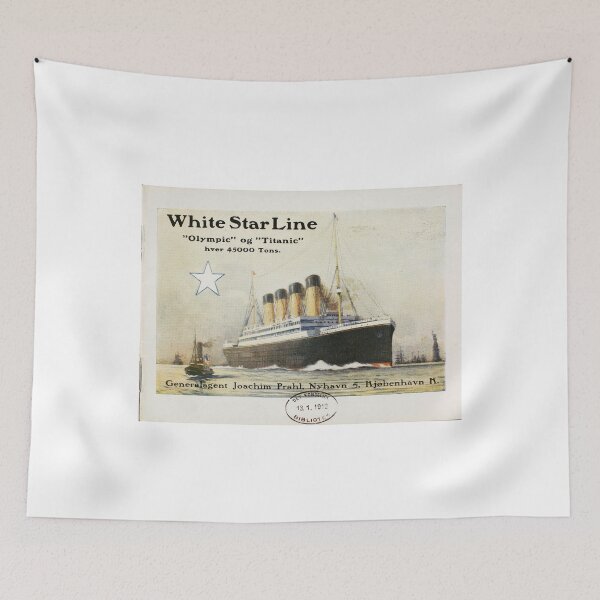 Item preview, Olympic and Titanic - White Star Line Brochure designed and sold by Matthew Kinnersly.