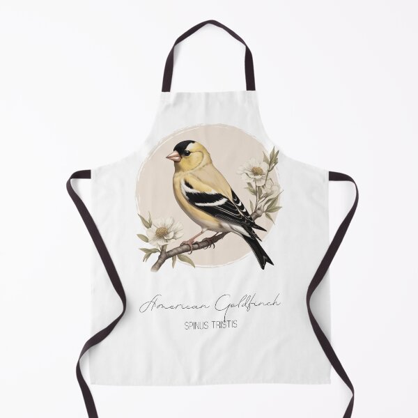 Item preview, American Goldfinch, Golden Bird, vintage bird illustration, Spinus tristis, american native birds, ornithology designed and sold by lagunaklein.