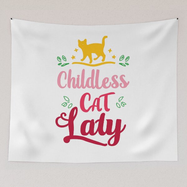 Item preview, Childless Cat Lady | Purrrr |  designed and sold by RedCircleArt.