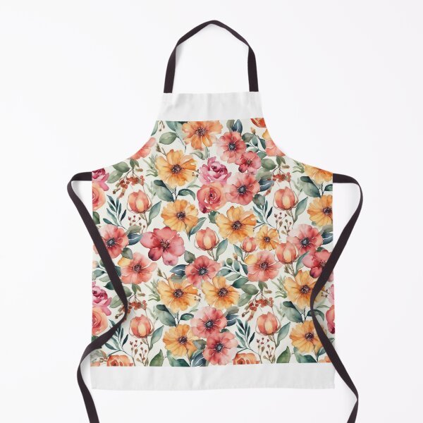 Item preview, Water paint style flowers mix pattern designed and sold by Moonde04.