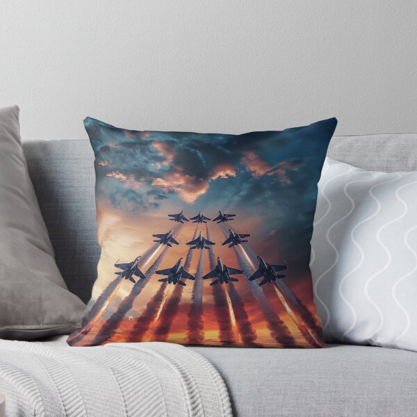 Item preview, Fighter Aircraft Formation Flight A stunning image of multiple fighter jets flying in perfect formation during an airshow or military exercise. designed and sold by JsKpY.