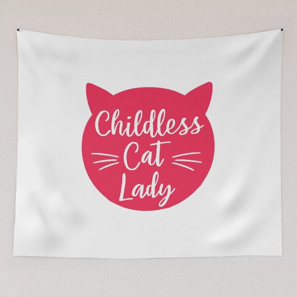 Item preview, Childless Cat Lady | Purrrr |  designed and sold by RedCircleArt.