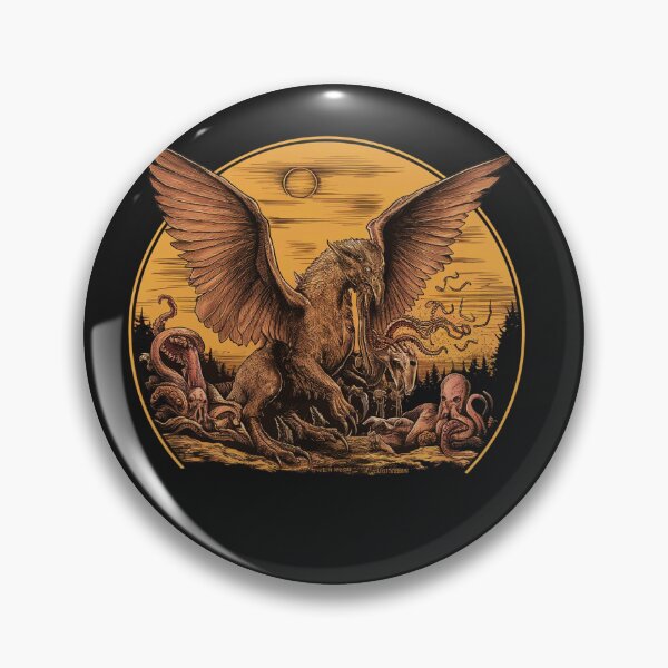 Item preview, Mythical  American folklore snallygaster designed and sold by AnimalsDH305.
