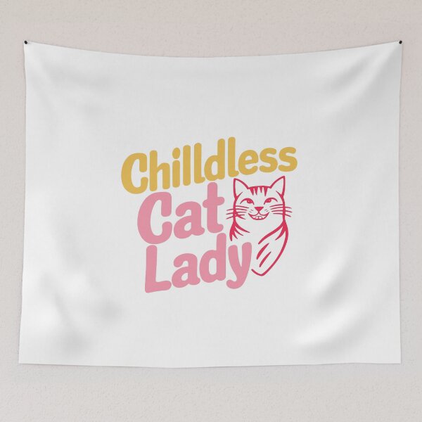 Item preview, Childless Cat Lady | Purrrr |  designed and sold by RedCircleArt.