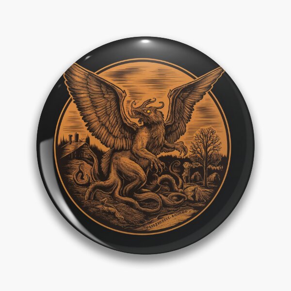 Item preview, Mythical  American folklore snallygaster designed and sold by AnimalsDH305.