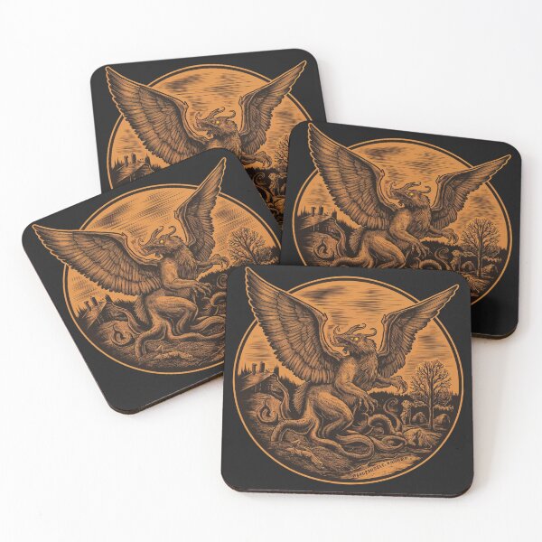 Item preview, Mythical  American folklore snallygaster designed and sold by AnimalsDH305.