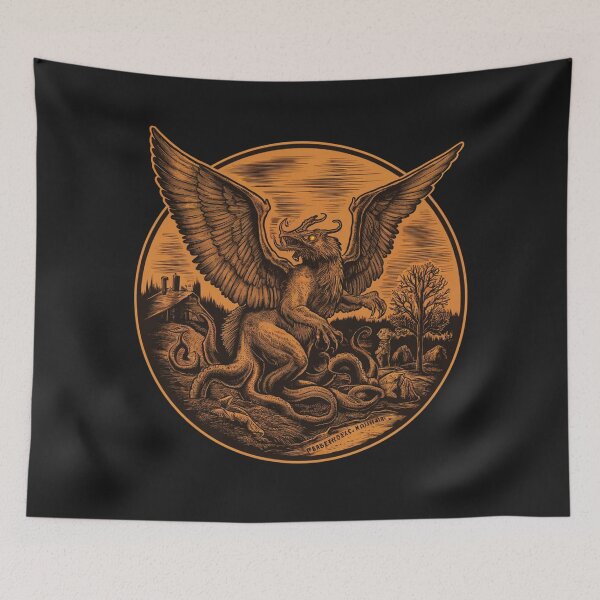 Item preview, Mythical  American folklore snallygaster designed and sold by AnimalsDH305.