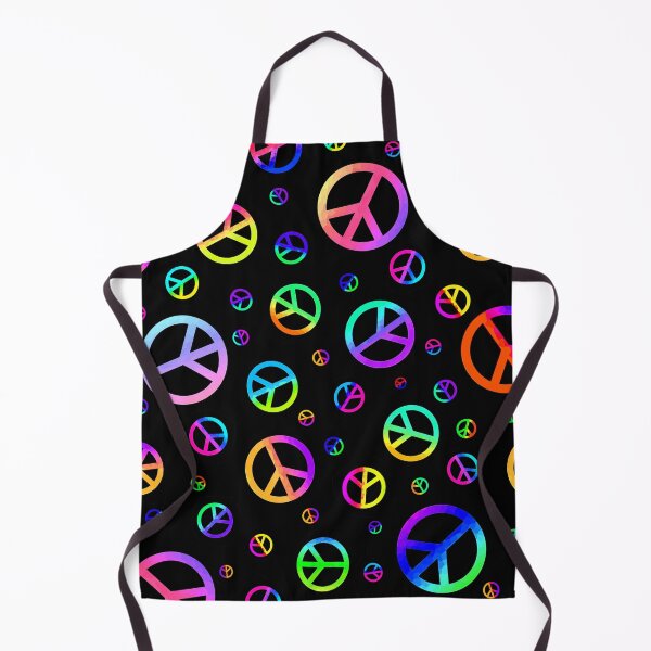 Item preview, Rainbow, Peace Symbol On Black designed and sold by Sartoris Art.