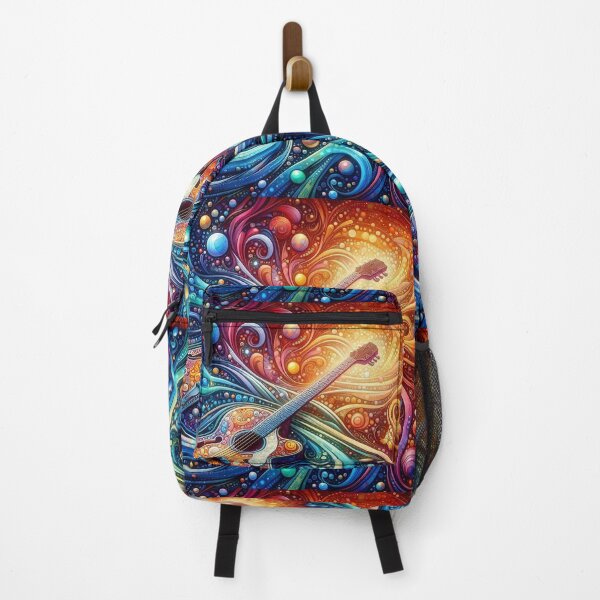 Item preview, Spectacular Colorful Guitar Pattern  designed and sold by DigiDreamyArt.