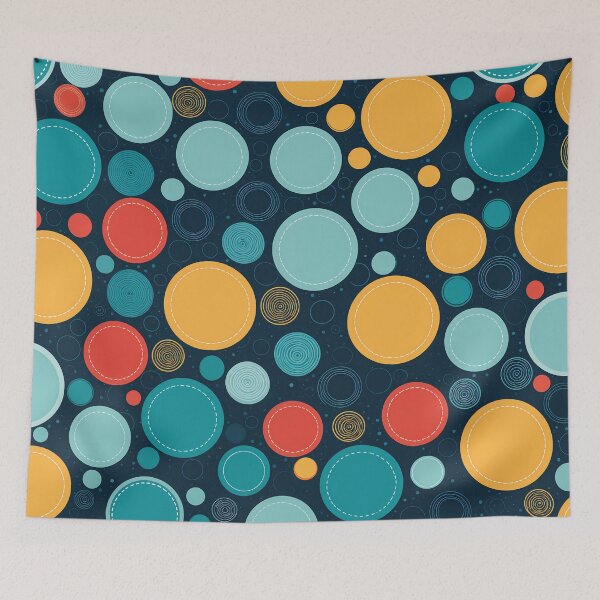 Item preview, Colorful Circles Pattern designed and sold by Pixevol.