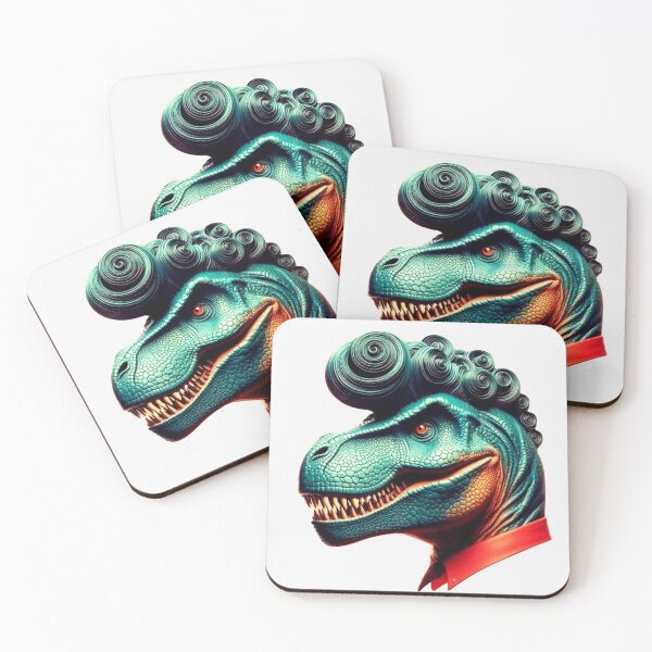 Item preview, t-rex surrealism dinosaur weird hair vintage animal funny designed and sold by MaciejPetelski.