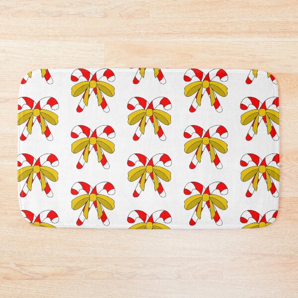 Item preview, Merry Christmas Candy Canes With Gold Bow designed and sold by Sartoris Art.