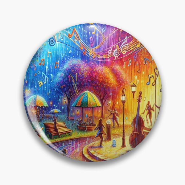 Item preview, Musical Storm In The Park AI Generated designed and sold by BrightrDayMusicArt.