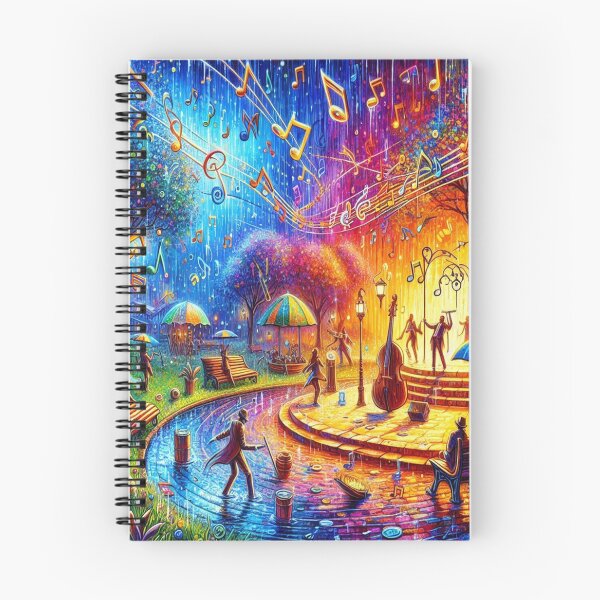 Item preview, Musical Storm In The Park AI Generated designed and sold by BrightrDayMusicArt.