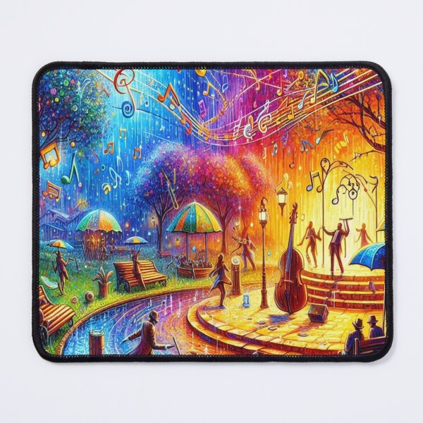 Item preview, Musical Storm In The Park AI Generated designed and sold by BrightrDayMusicArt.