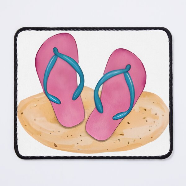 Item preview, Watercolor FlipFlops - Pink designed and sold by niamin.