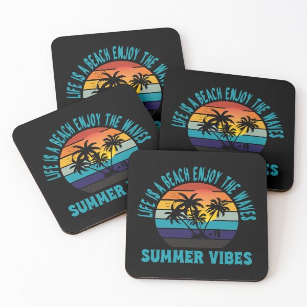 Item preview, Life Is A Beach Enjoy The Waves  - Summer Lover T-Shirt for Your Summer Wardrobe designed and sold by Techflare.