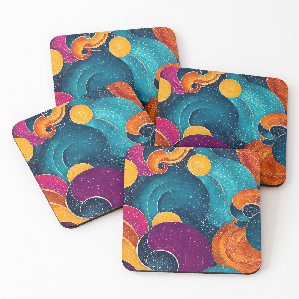 Item preview, Coasters (Set of 4) designed and sold by pixvolution.